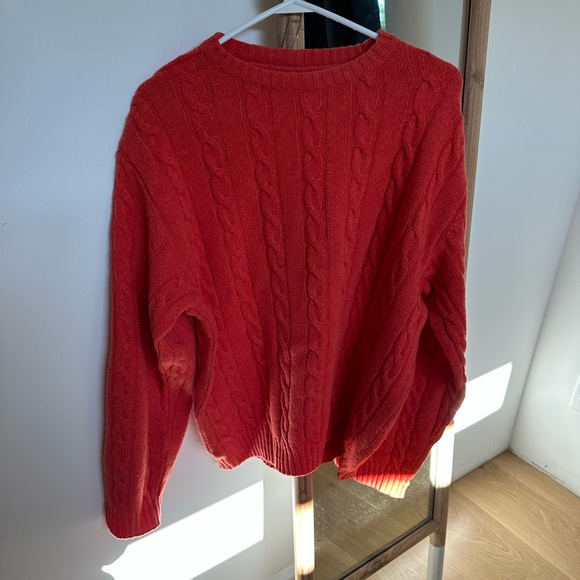 Paul & shark Red Cable Knit Sweater - Picture 1 of 3